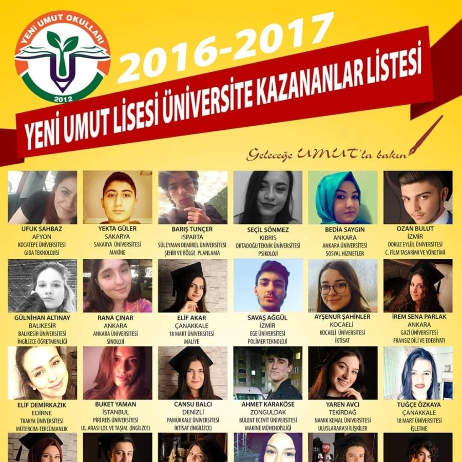 YENİ UMUT OKULLARI