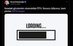 Kılıçdaroğlu, yine ‘Yükleniyor’ dedi: Sıradaki gündemim otomobilde ÖTV