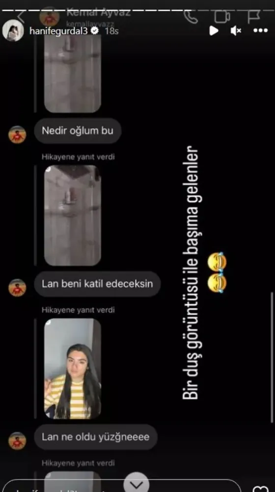 Gelin adayı Hanife Gürdal, duşa girmeden önce paylaştı! Kocası hemen mesaj attı
