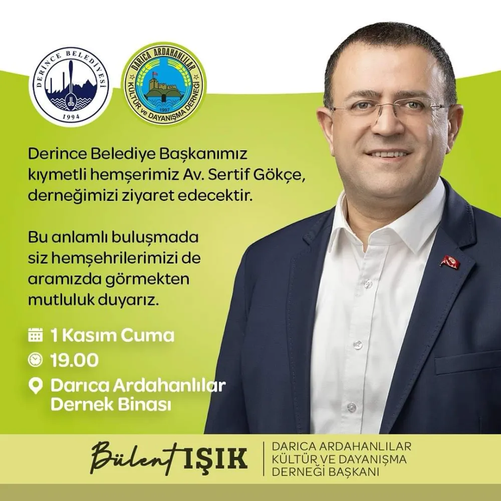 Başkan Gökçe, Darıca’da hemşerileriyle buluşacak