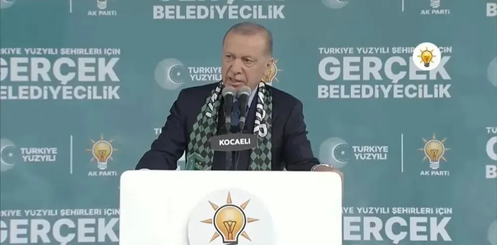Cumhurbaşkanı Erdoğan son mitinginde Kocaeli