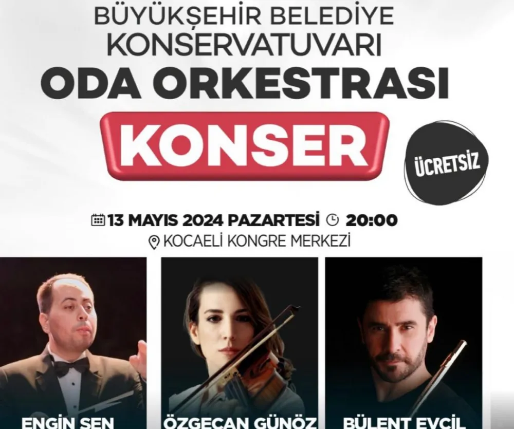 Büyükşehir Oda Orkestrası 13 Mayıs’ta; Klasik müzik sevenlerle buluşacak