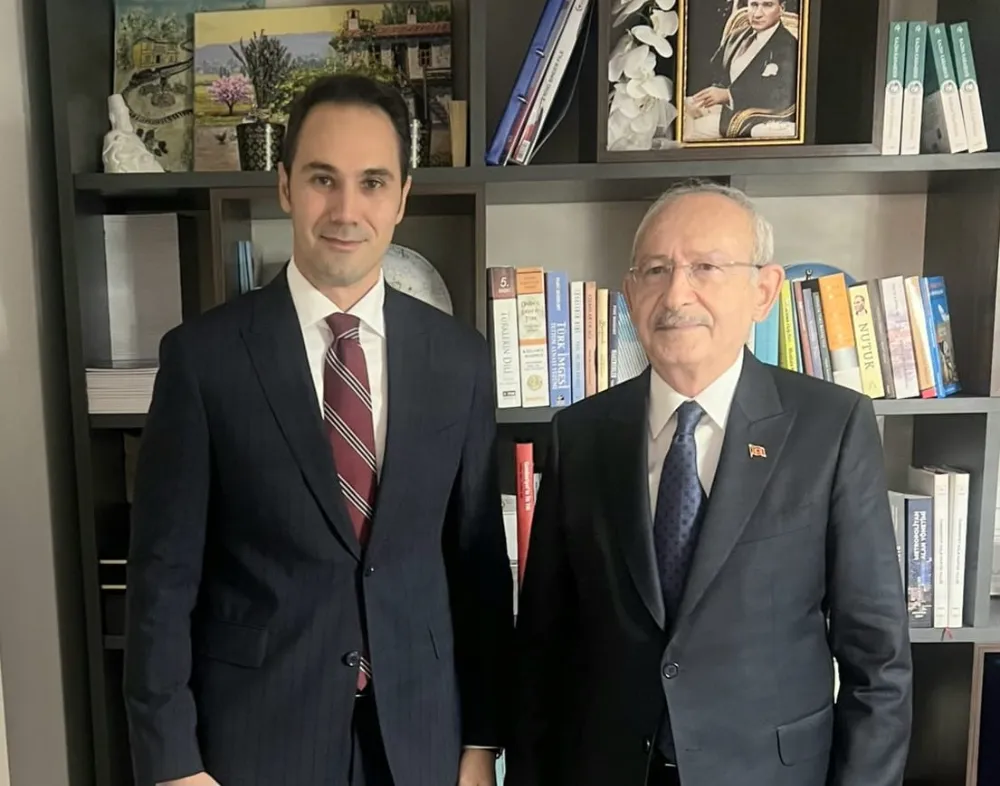 GENÇ GENEL BAŞKAN, KILIÇDAROĞLU’NU ZİYARET ETTİ