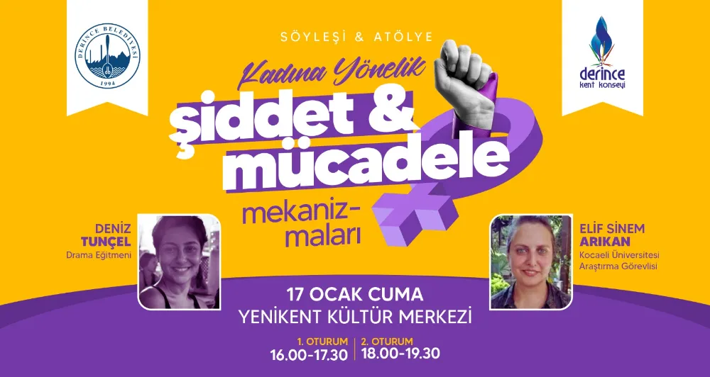 Derince’de Kadına Yönelik  Şiddetle Mücadele Konulu Söyleşi 