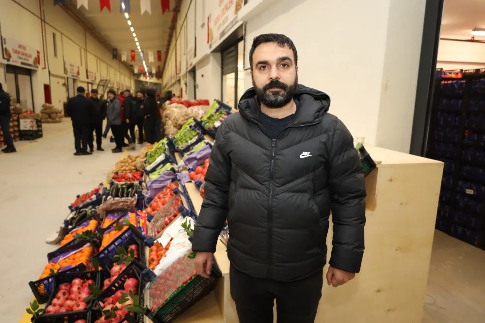 Batı Sebze Meyve Hali hizmet vermeye başladı;  Bolluk ve bereket sizinle olsun
