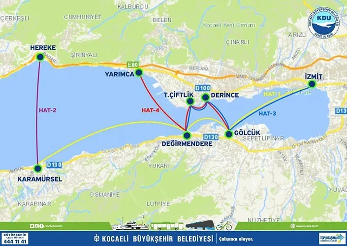 Deniz ulaşımında 1 yılda 551 bin 349 yolcu taşındı