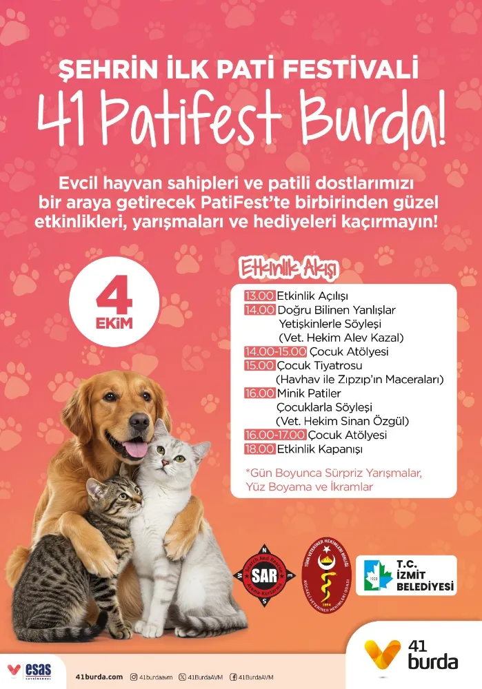 Şehrin ilk Pati Festivali İzmit’te başlıyor