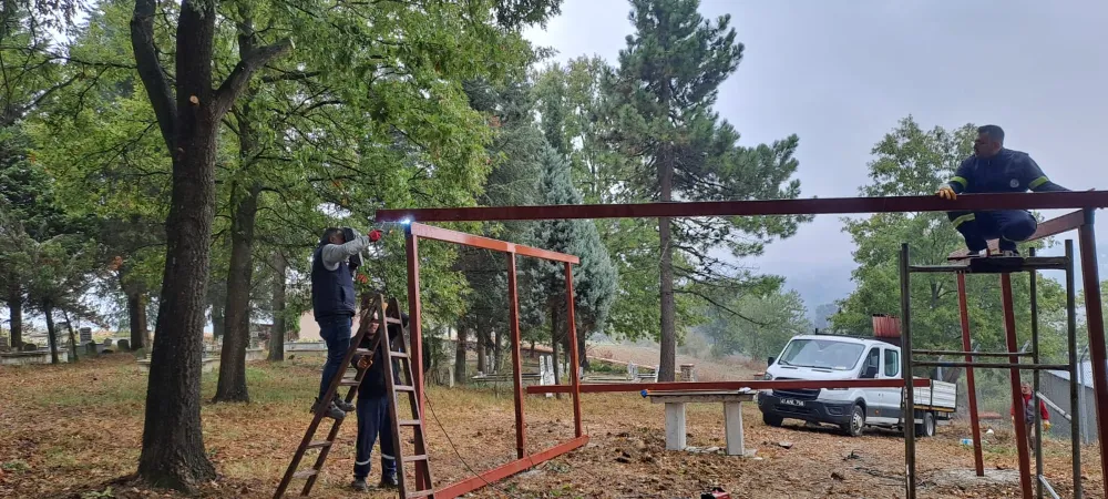 İzmit Belediyesinden Hasancıklar Köyü’ne sundurma 