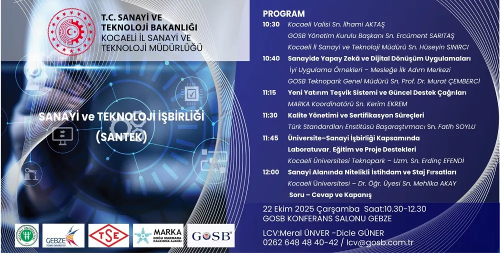 Sanayi-Kamu Buluşması GOSB Ev Sahipliği Yapacak