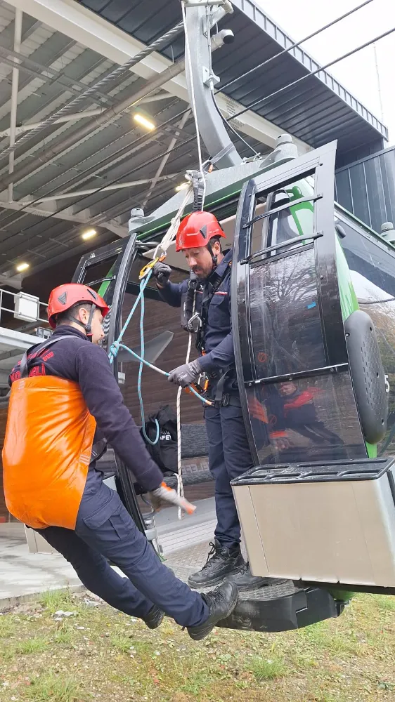 Kartepe Teleferik’te gerçeği aratmayan tatbikat