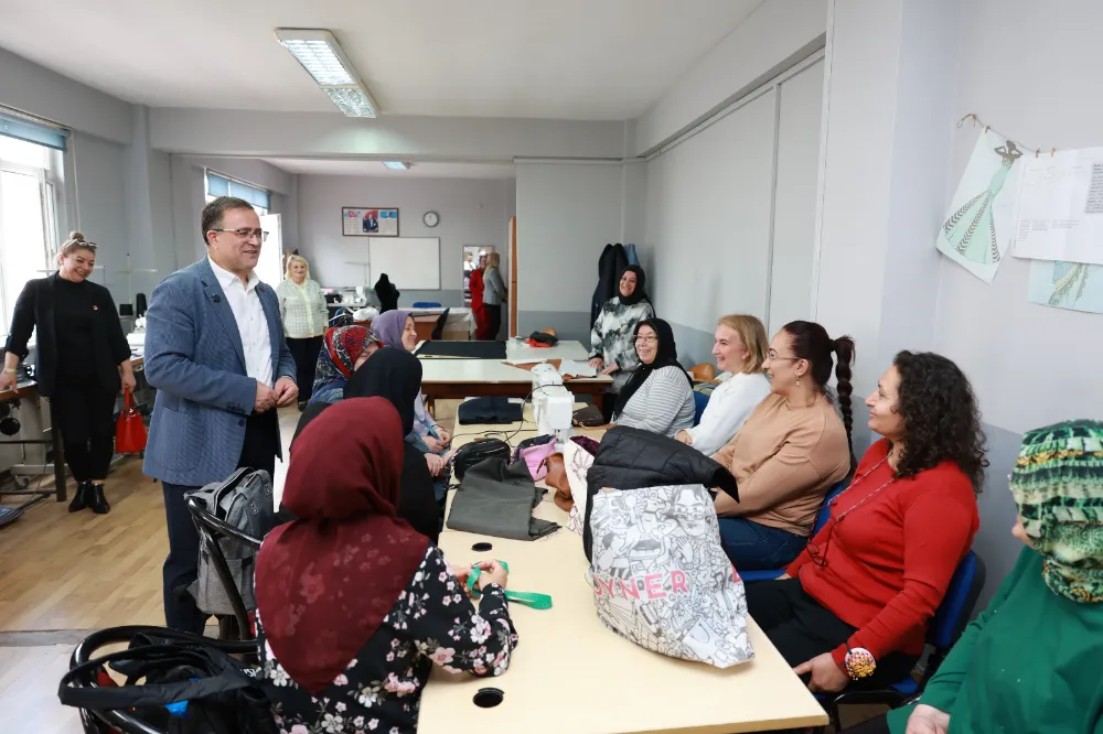 Derince’de Kadınların El Emeği  Ekonomiye Katkı Sağlıyor