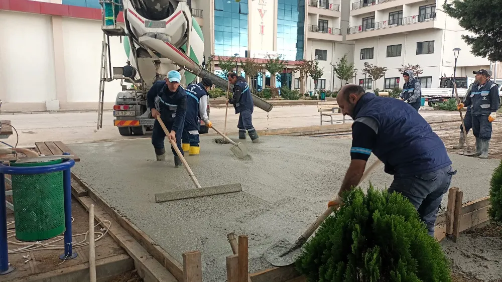 Büyükşehir’den huzurevine Bocce sahası