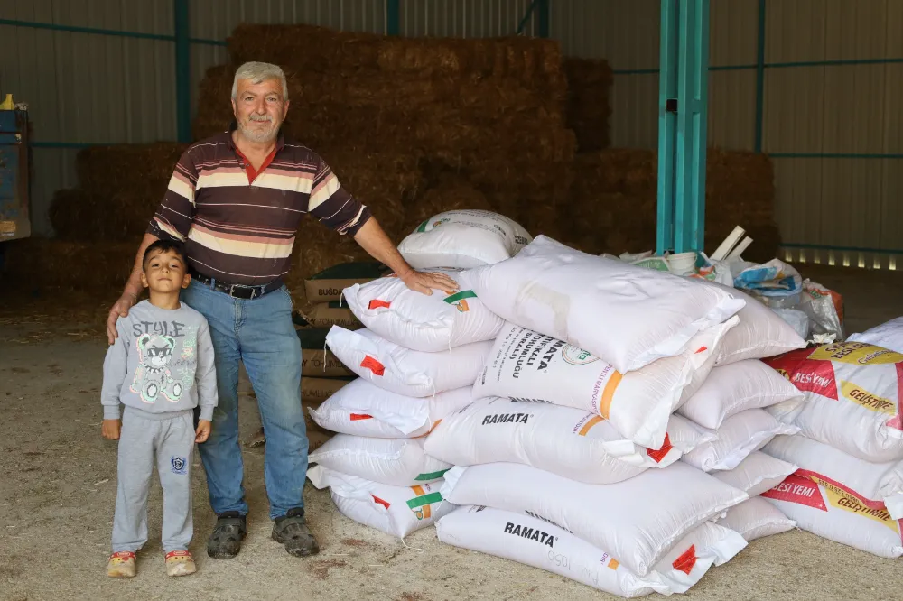  Büyükşehir’den yangın mağduru üreticilere destek