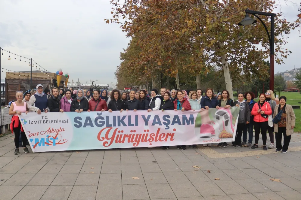 İzmit’te adımlar sağlıklı yaşam için atıldı