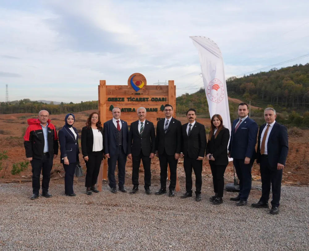 RİFAT HİSARCIKLIOĞLU’NDAN GEBZE’YE YEŞİL DOKUNUŞ: HATIRA ORMANI’NDA FİDAN DİKİMİ GERÇEKLEŞTİRİLDİ