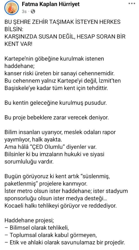 Kocaeli’de haddehane tartışması büyüyor