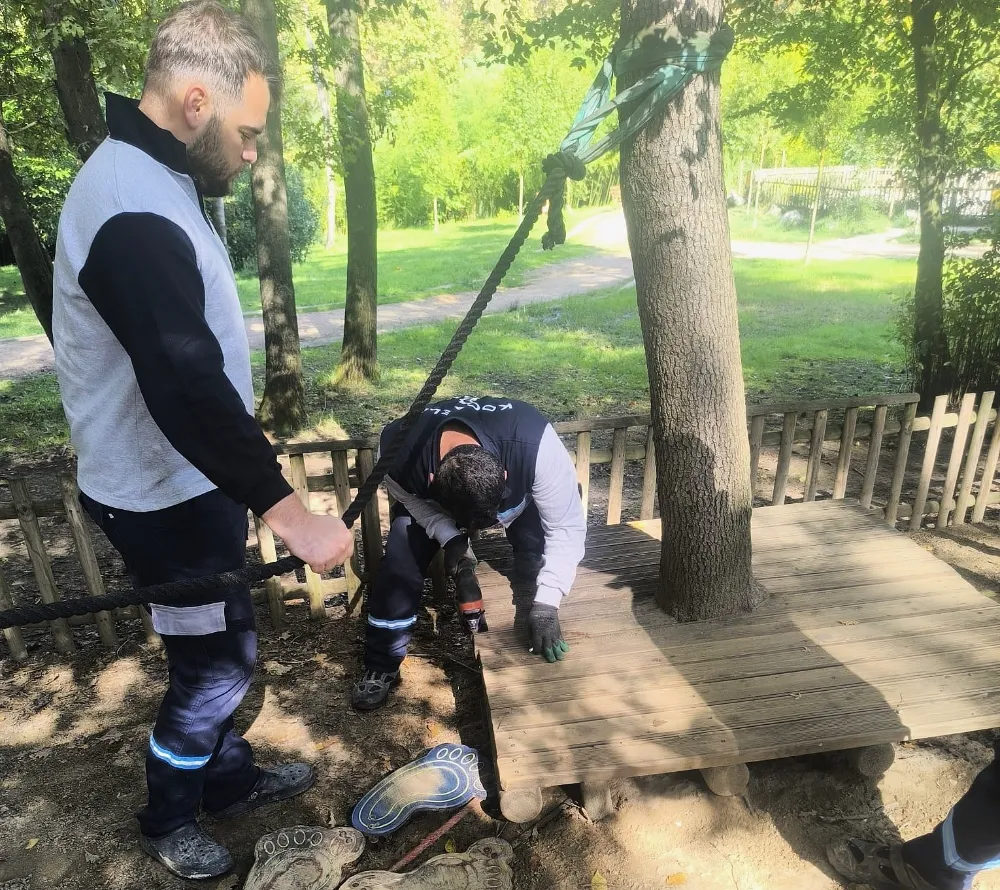 Ormanya’da oyun gruplarına periyodik bakım