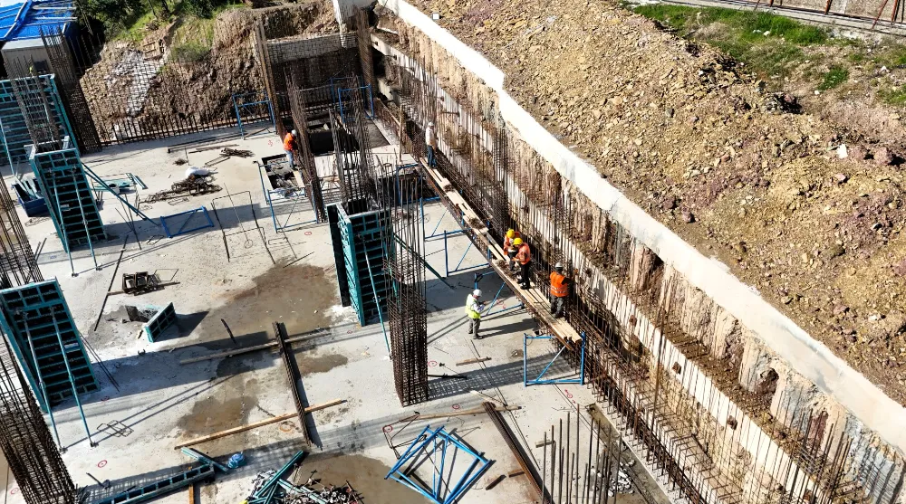 KOÜ Camii ve Otopark projesinde ilerleme yüzde 40