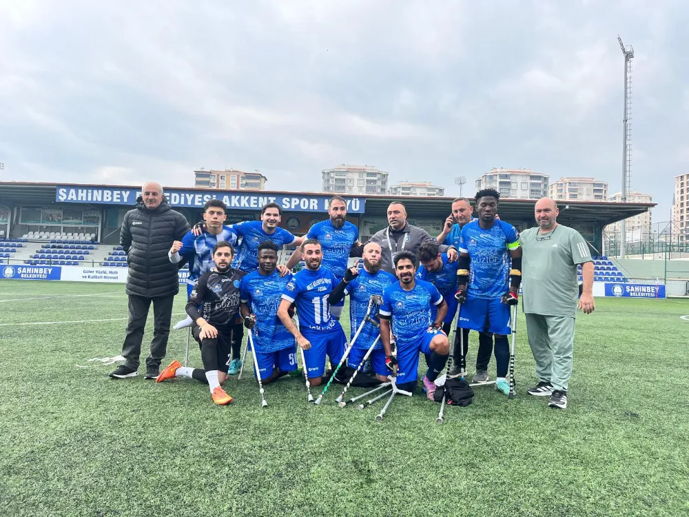 GEBZE BELEDİYESİ AMPUTE FUTBOL TAKIMI LİGE FIRTINA GİBİ BAŞLADI