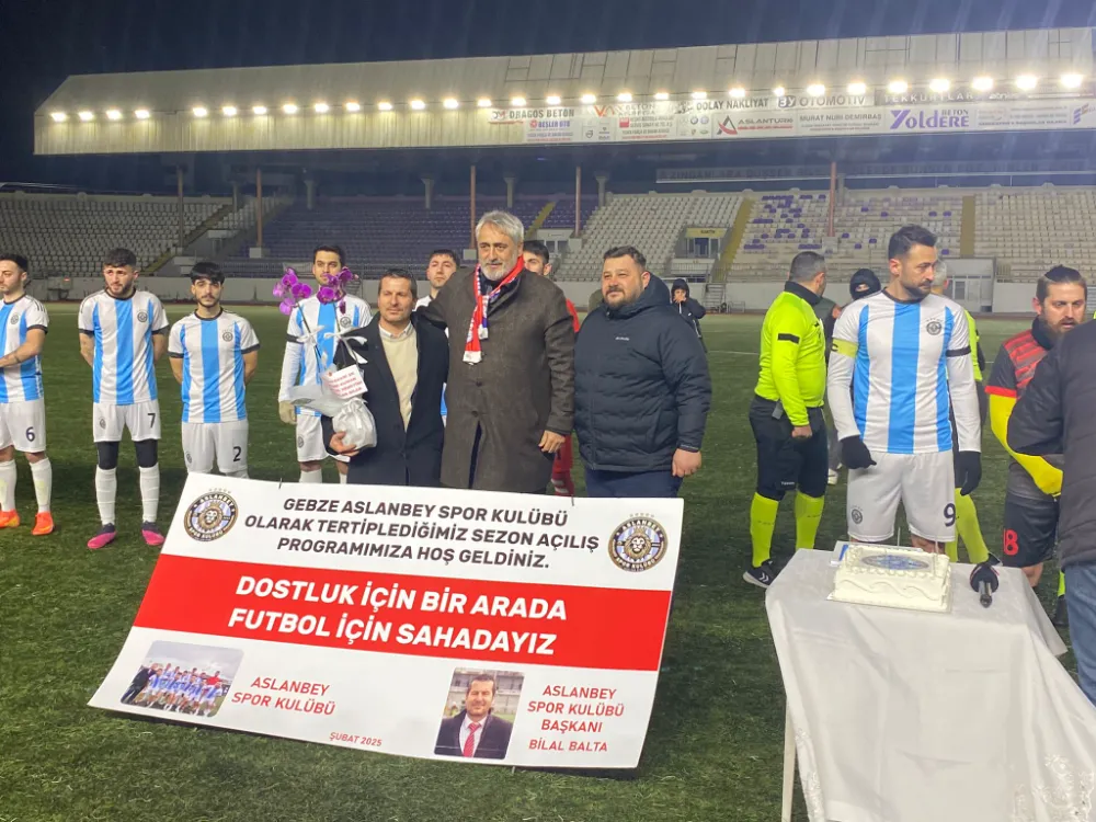 Gebze Aslanbey FK Sezonu Görkemli Bir Açılışla Başlattı