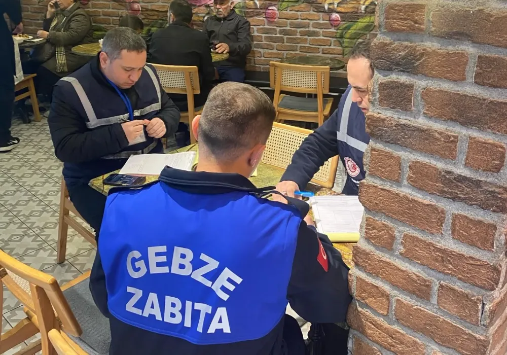 Gebze’de Zabıta Denetimleri 