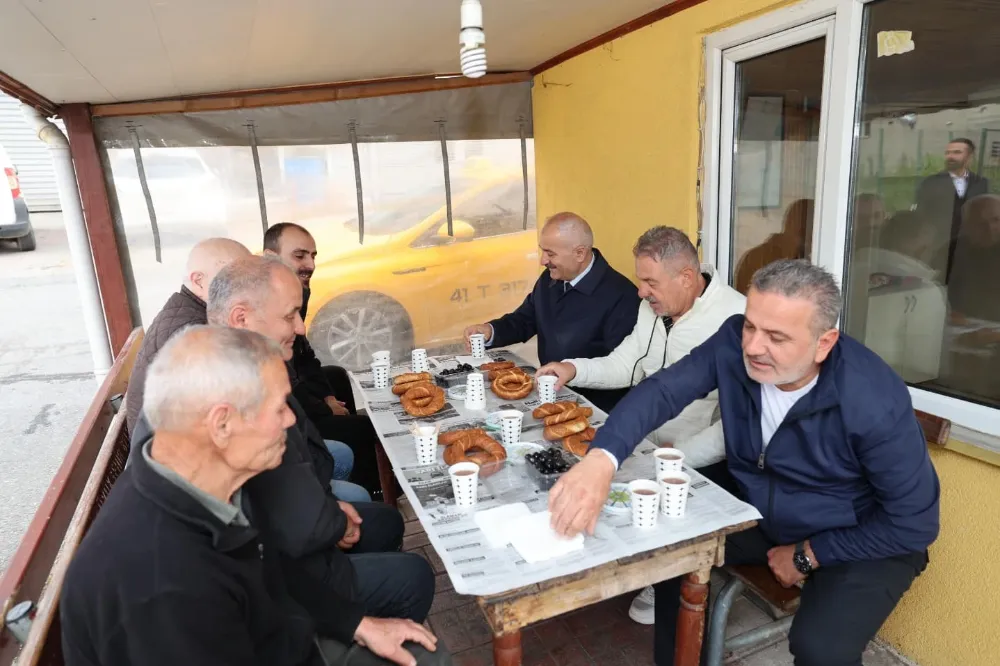 Büyükgöz yeni haftaya taksicilerle başladı 