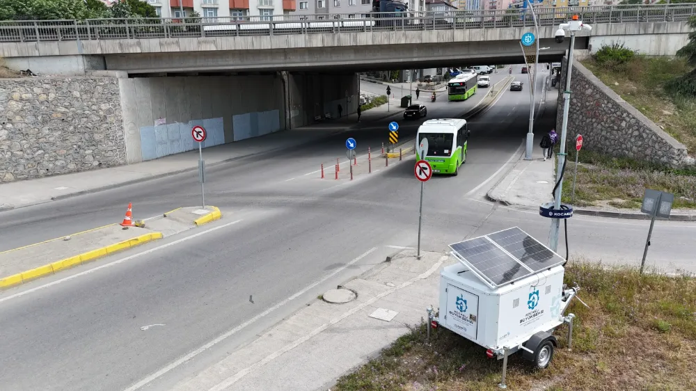Trafik düzenlemeleri bu kameralarla yapılıyor