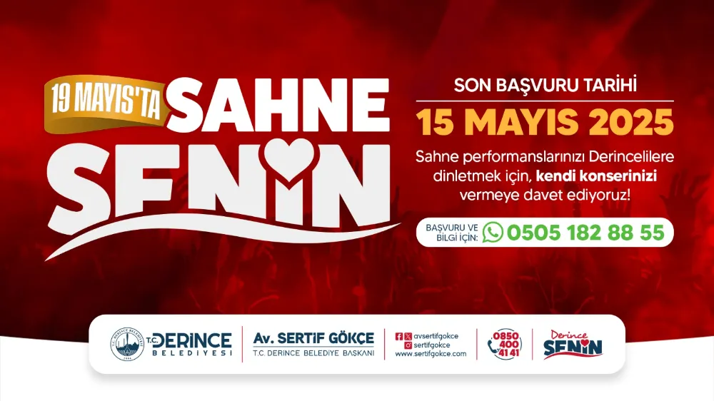 19 Mayıs’ta Sahne Senin