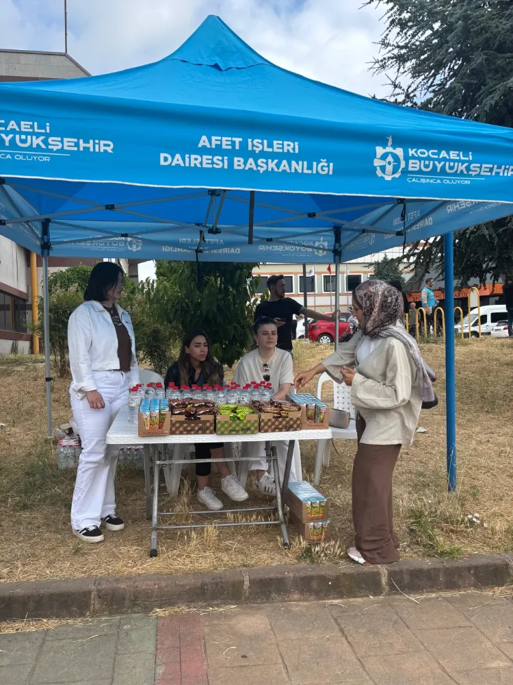 YKS günü ikramlar Büyükşehir’den