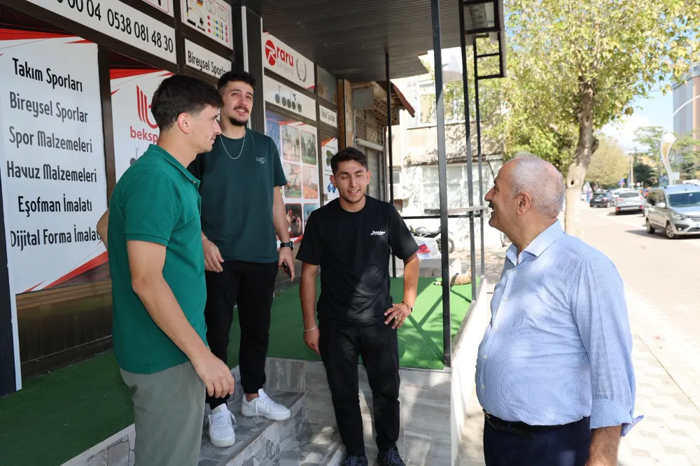 Başkan Büyükgöz’den Güzeller Mahallesi Esnafına Ziyaret!