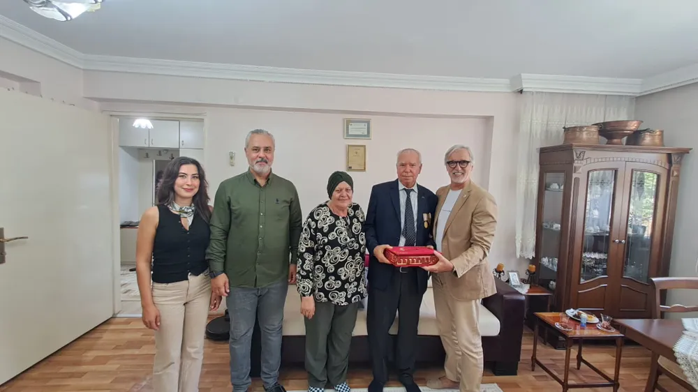 Kıbrıs Gazileri Bayraktar ve Aslan’a anlamlı ziyaret