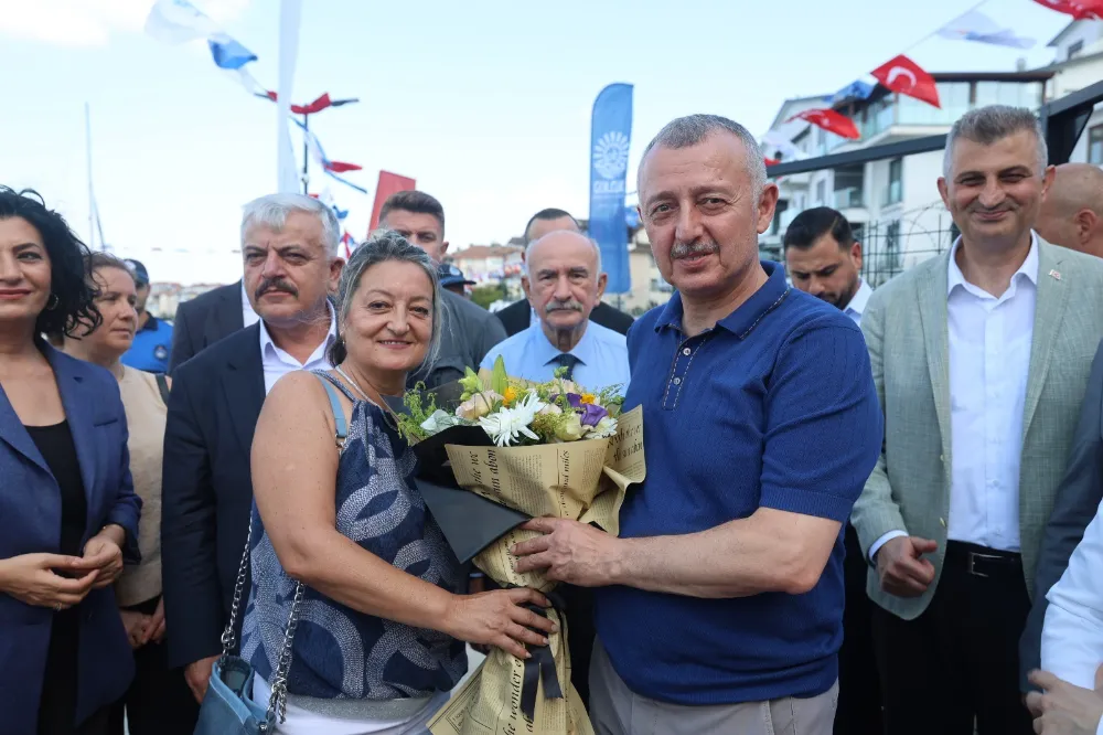 Değirmendere Kayık Çekek Yeri bölgeye değer kattı;  Başkan Büyükakın: Bu hizmetleri göz boyamak için yapmıyoruz